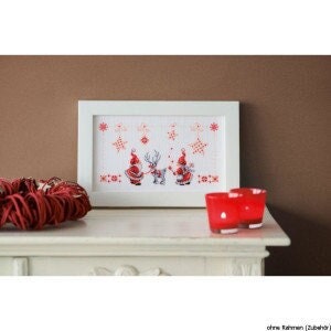 Christmas Gnomes Cross stitch Embroidery DIY Kits
