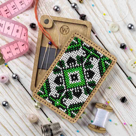 a picture of a cross stitch ornament