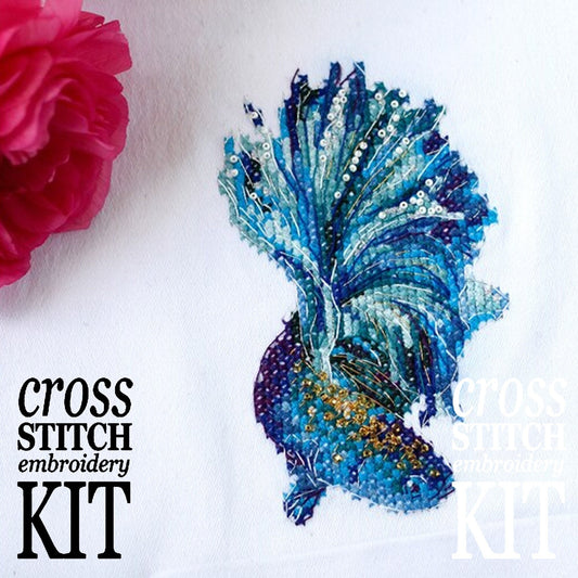 Veiltail Cross stitch Embroidery DIY Kits