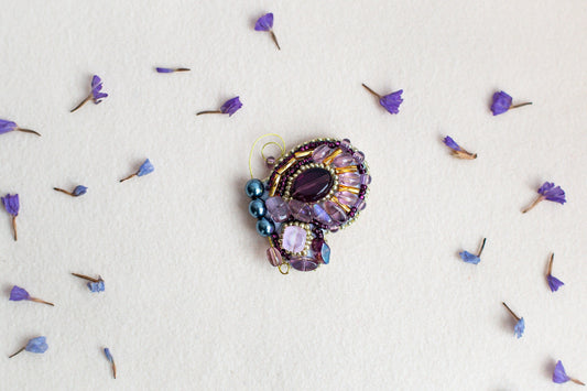 Butterfly - Readymade Beaded Brooch