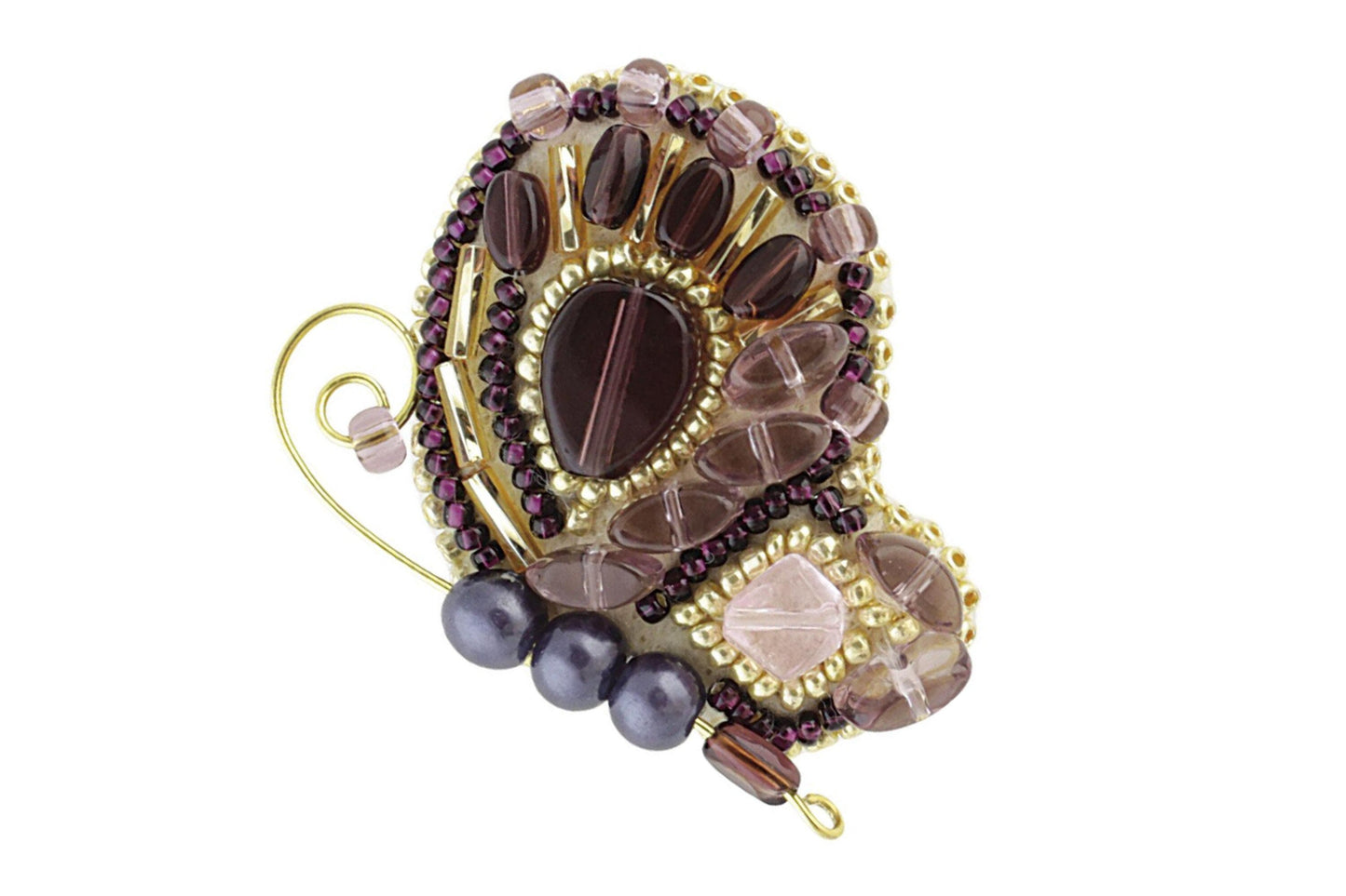 Butterfly - Readymade Beaded Brooch