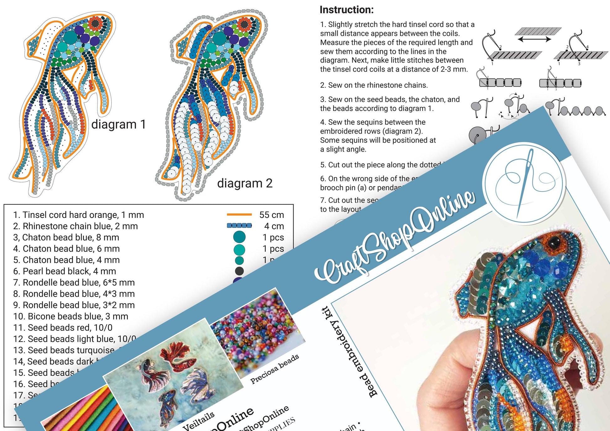 a brochure with a picture of an octopus