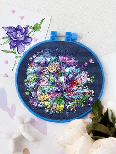Flower Art Cross stitch Embroidery DIY Kits