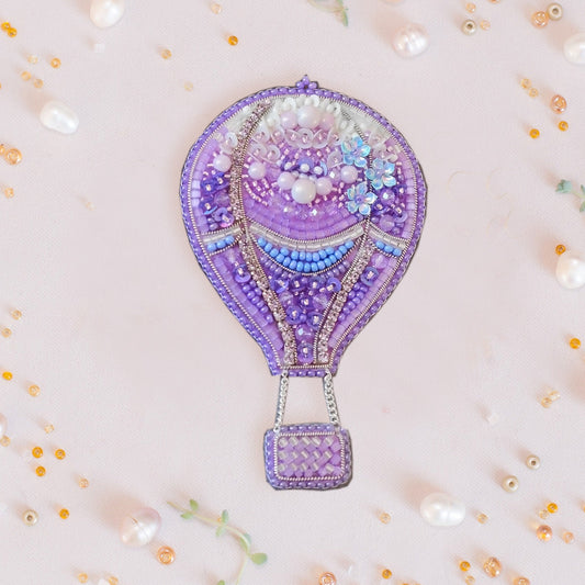 a picture of a purple and white object