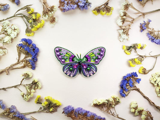 a picture of a butterfly made out of flowers