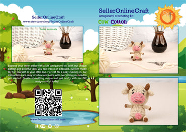 Crochet Cow - Amigurumi PDF Pattern
