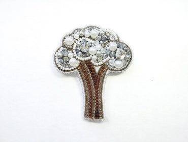Winter Tree Brooch Beading DIY Kit