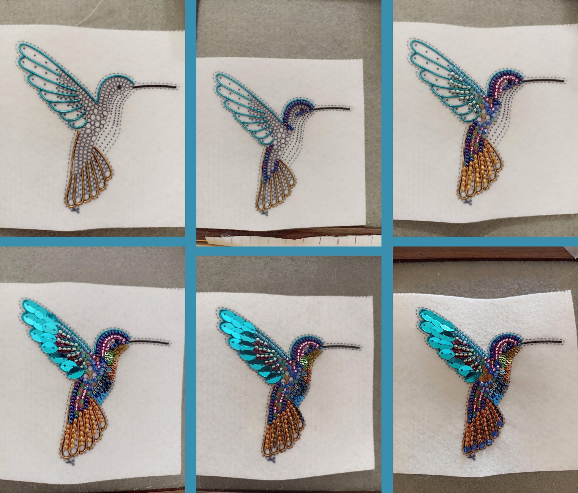 a series of pictures of a humming bird