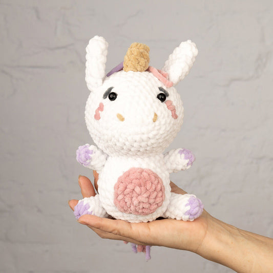 Plush Unicorn - Crochet Amigurumi DIY kit