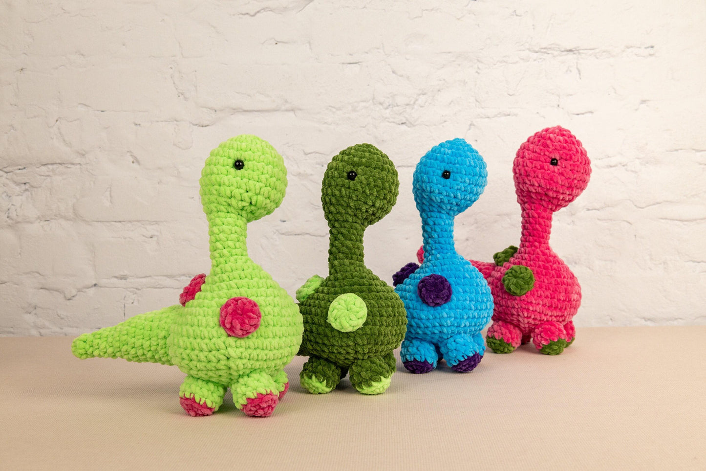 Plush Dinosaur - Crochet Amigurumi DIY kit