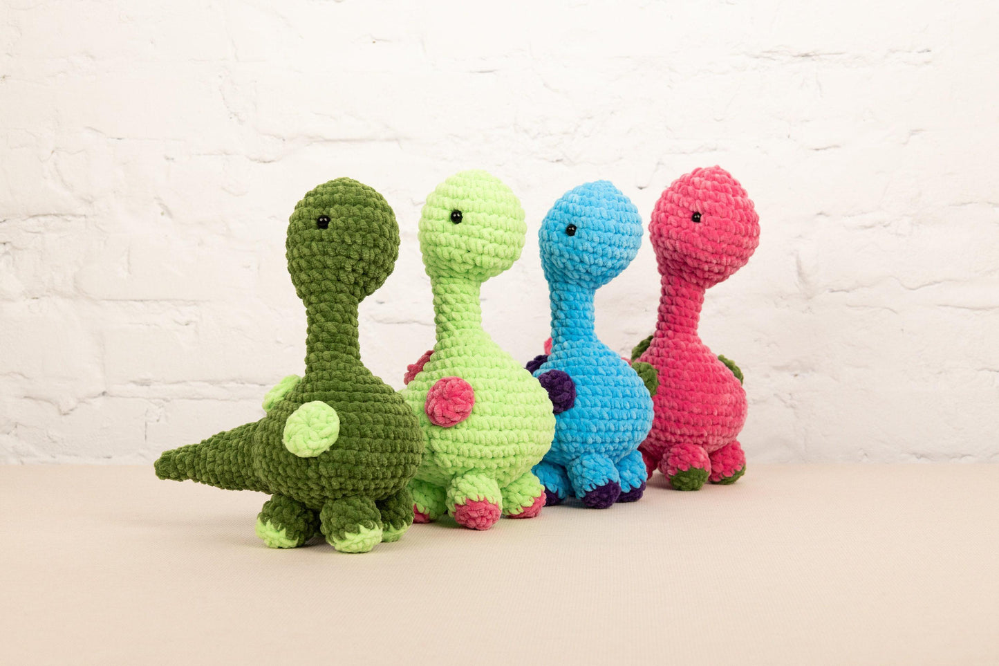 Crochet DinosaurPlushie - Amigurumi Toys Readymade