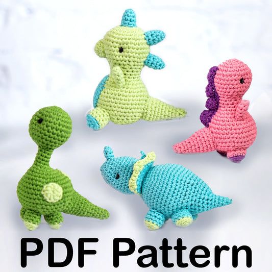 Crochet Dinosaurs - Amigurumi PDF Patterns