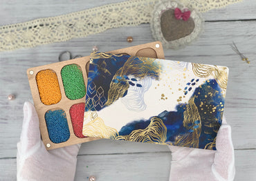 Wooden Seed Bead Organizer