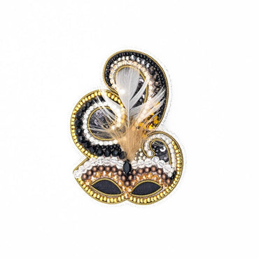 Masquerade Mask Brooch Beading DIY Kit