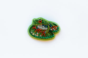 Frog Brooch Beading DIY Kit