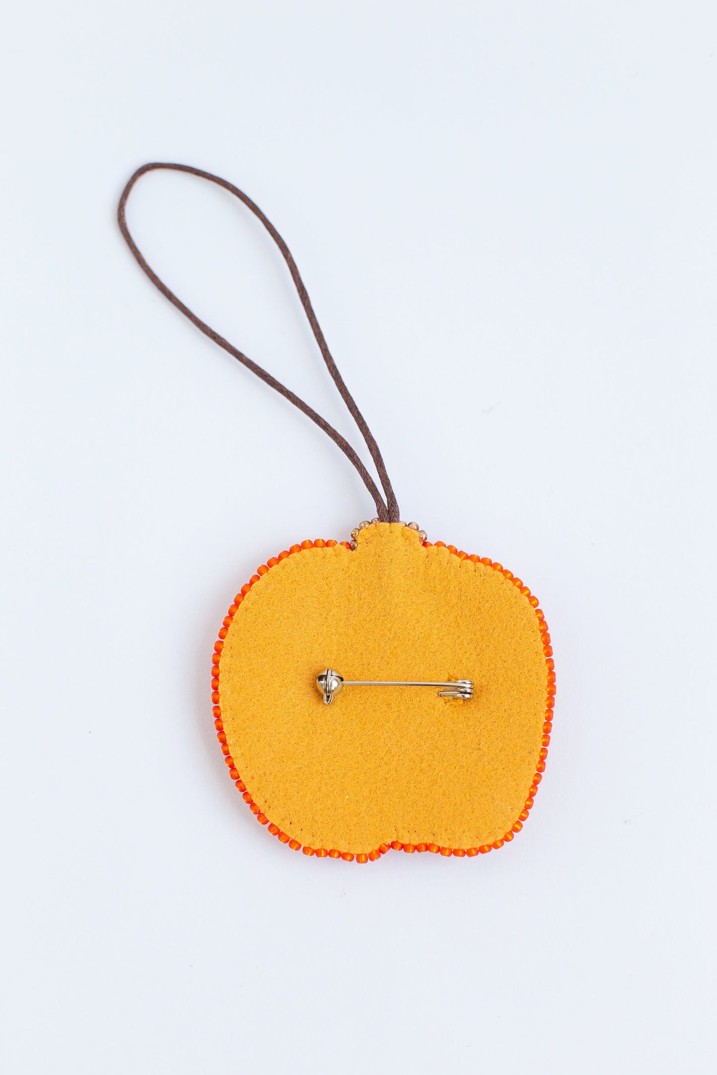 Halloween Pumpkin Bead embroidery kit. Seed Bead Brooch kit. DIY Craft kit. Beadweaving Kit. Needlework beading. Handmade Jewelry Making Kit