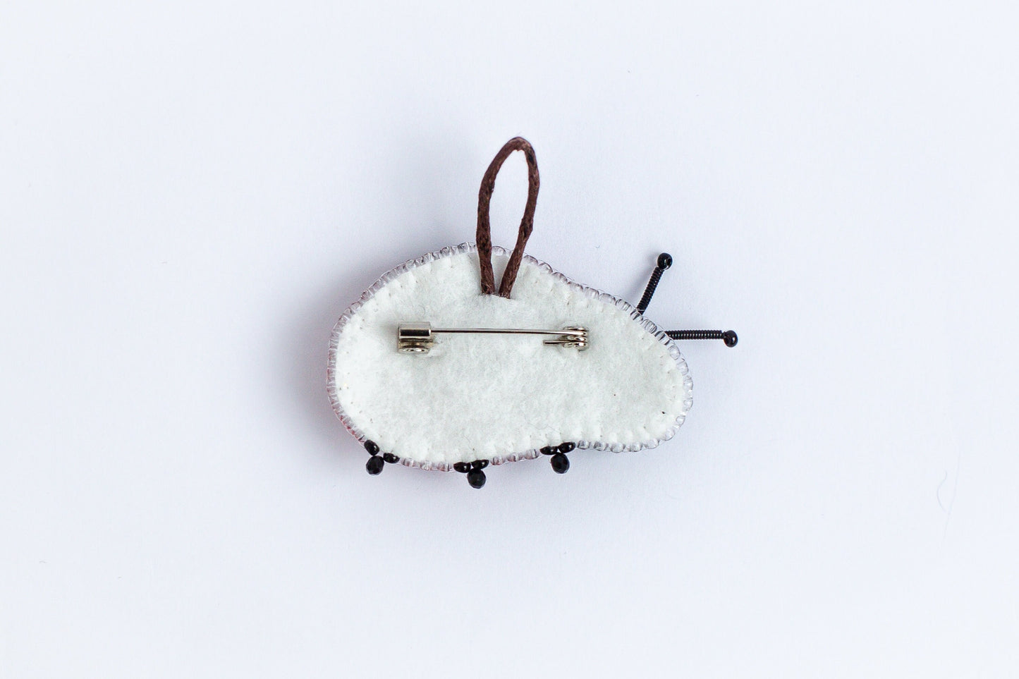 Ladybug Bead embroidery kit. Seed Bead Brooch kit. DIY Craft kit. Beadweaving Kit. Needlework beading. Handmade Jewelry Making Kit