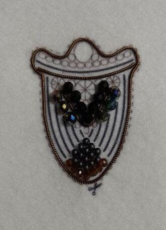 Green Shield Bug Bead embroidery kit. Seed Bead Brooch kit. DIY Craft kit. Beadweaving Kit. Needlework beading. Handmade Jewelry Making Kit