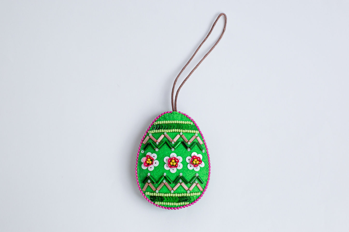 Easter egg Bead embroidery kit. Seed Bead Brooch kit. DIY Craft kit. Beading kit. Needlework beading. Handmade Jewelry Making Kit