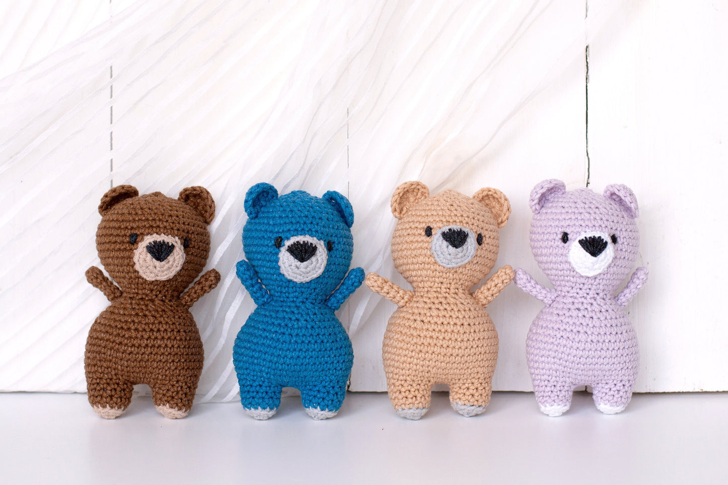 Crochet Kit for Adults Teddy Bear, Beginner Crochet Kit, Animal Amigurumi DIY Craft Kit