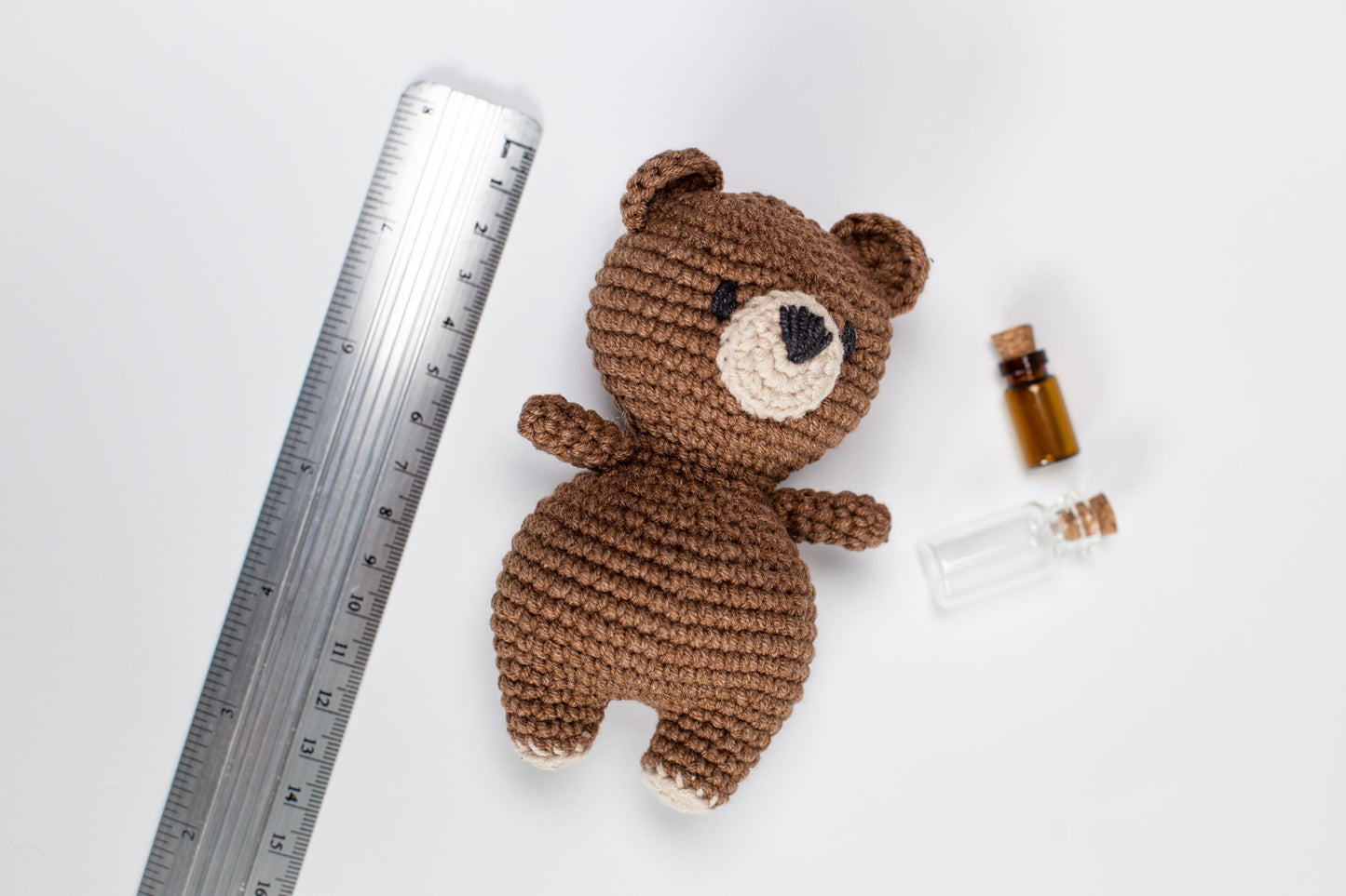 Crochet Kit for Adults Teddy Bear, Beginner Crochet Kit, Animal Amigurumi DIY Craft Kit