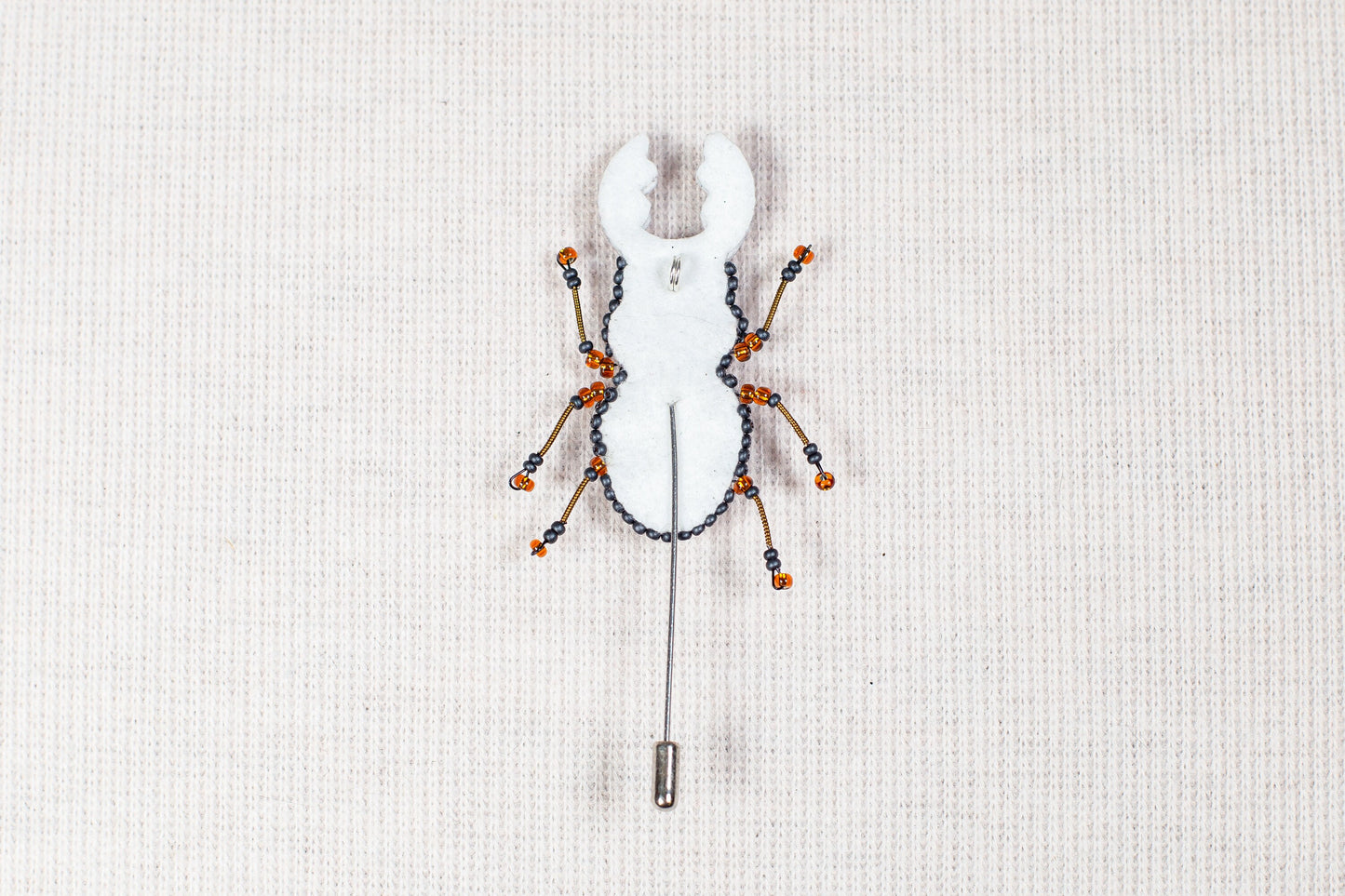 Set of 4 bugs Bead Embroidery kits. Seed Bead Brooch kits. DIY Craft kits. Beadweaving Kits. Needlework beading. Handmade Jewelry Making Kit