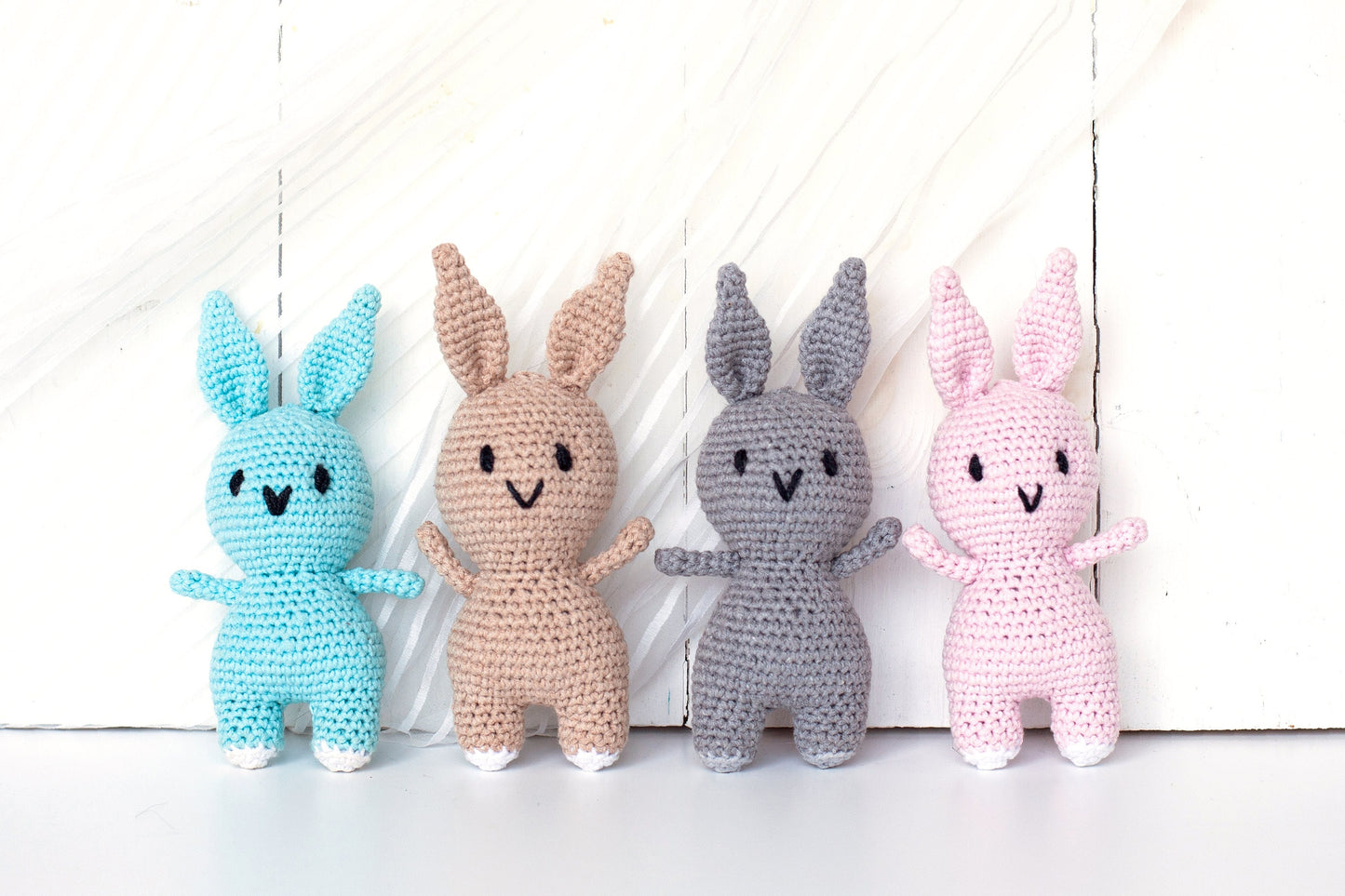 Crochet Kit for Adults Bunny, Beginner Crochet Kit, Animal Amigurumi DIY Craft Kit