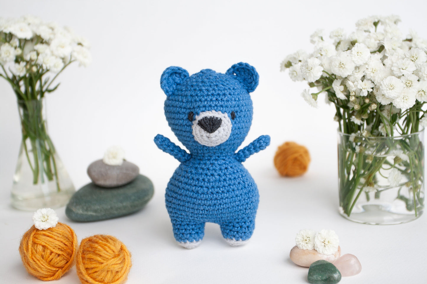 Crochet Kit for Adults Teddy Bear, Beginner Crochet Kit, Animal Amigurumi DIY Craft Kit