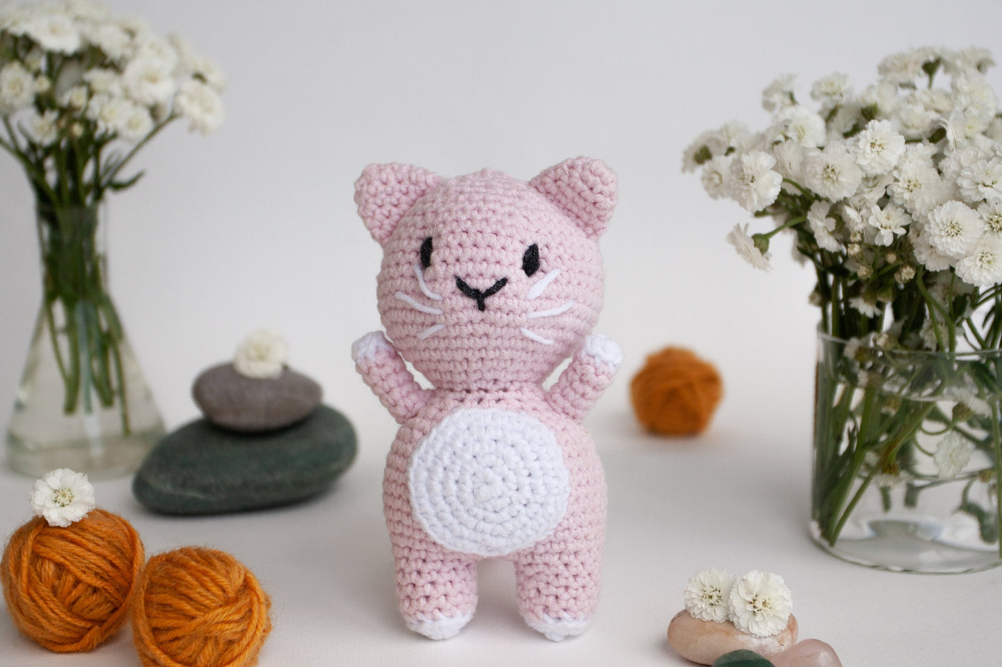 Crochet Kit for Adults Cat, Beginner Crochet Kit, Animal Amigurumi DIY Craft Kit