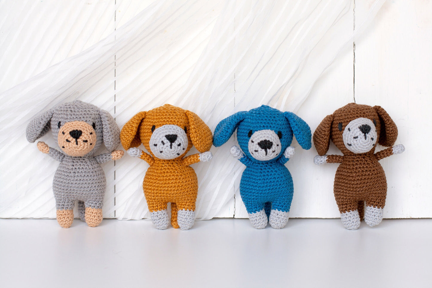 Crochet Kit for Adults Dog, Beginner Crochet Kit, Animal Amigurumi DIY Craft Kit