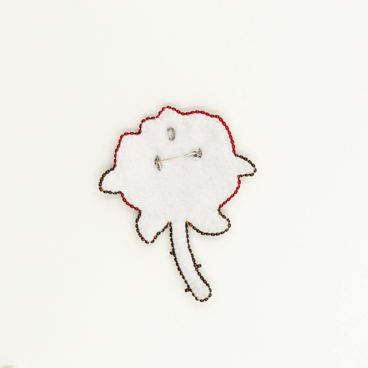 Rose Flower Bead embroidery kit. Seed Bead Brooch kit. DIY Craft kit. Beading kit. Needlework beading. Handmade Jewelry Making Kit