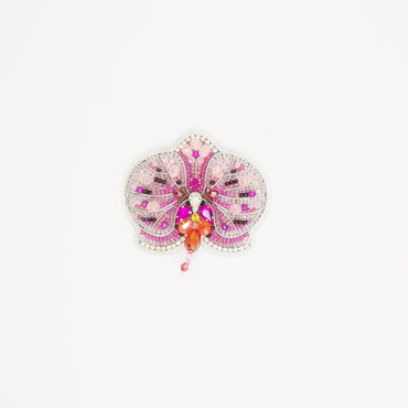 Orchid Flower Brooch Beading DIY Kit