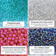 Czech Bead Colors & Finishes: Transparent, Silver-Lined, Opaque