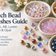 Czech Bead Finishes Guide: Metallic, AB, Luster, Picasso & Opal