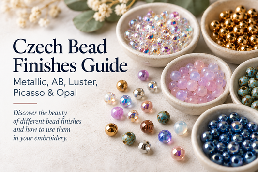 Czech Bead Finishes Guide: Metallic, AB, Luster, Picasso & Opal