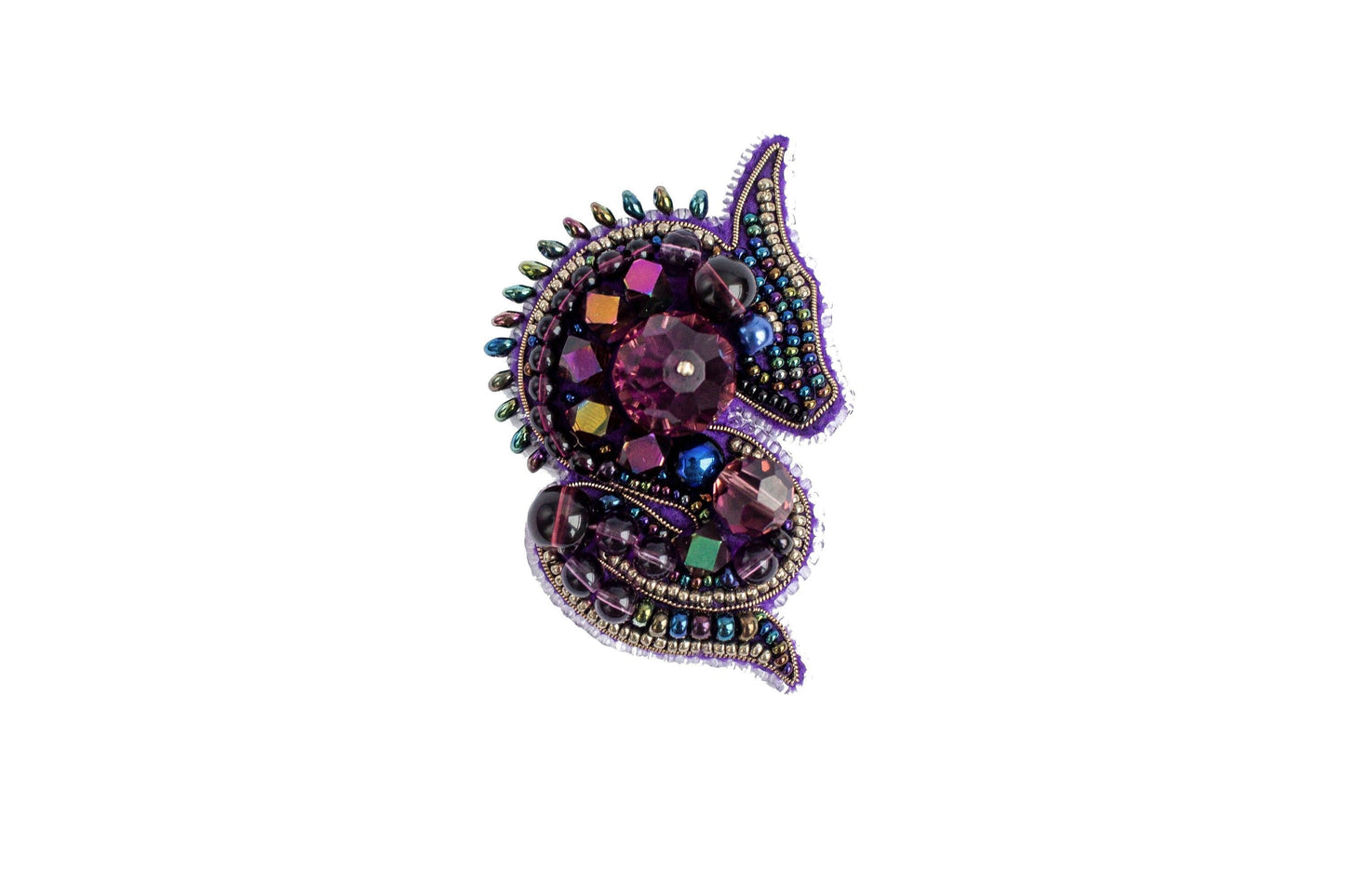 Dragon - Readymade Beaded Brooch