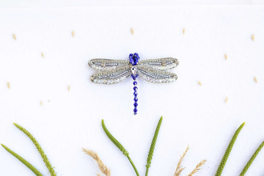 Dragonfly - Readymade Beaded Brooch