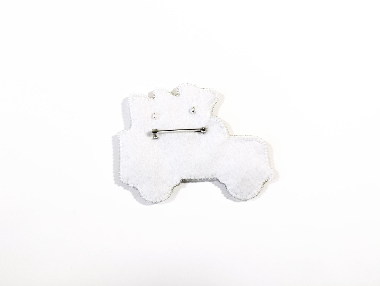 Christmas Truck - Readymade Beaded Brooch