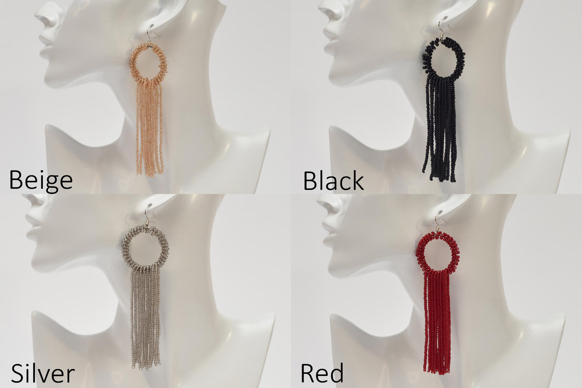 three different types of necklaces on a mannequin head