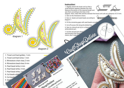 The image is a collage of various images related to jewelry making, including diagrams and images of finished products.