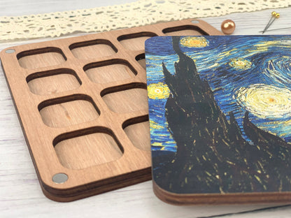 Wooden Seed Bead Organizer