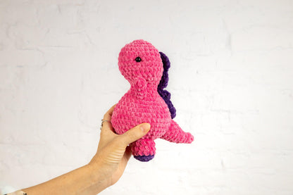 Crochet Dinosaur Plushie - Amigurumi Toys Readymade