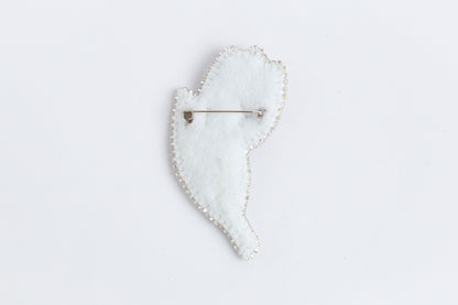 Tulip - Readymade Beaded Brooch