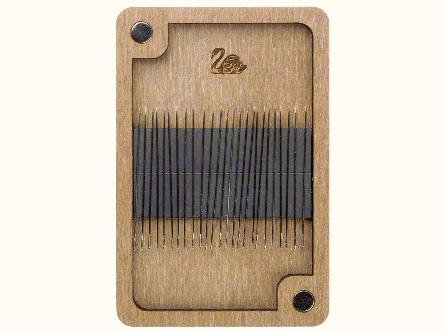 a close up of a piece of wood with needles