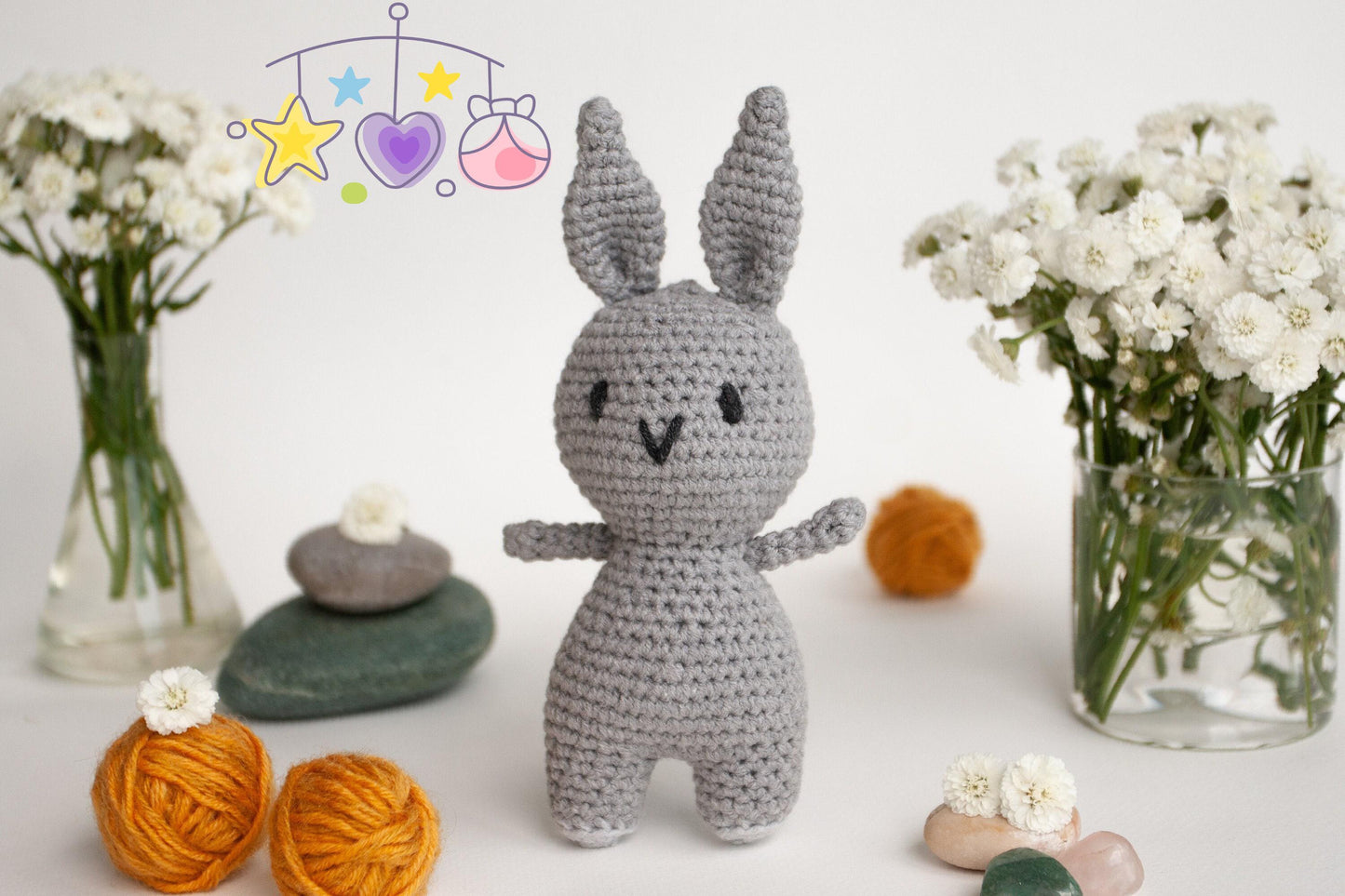 Crochet Bunny - Amigurumi Toys Readymade