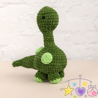 Crochet Dinosaur Plushie - Amigurumi Toys Readymade