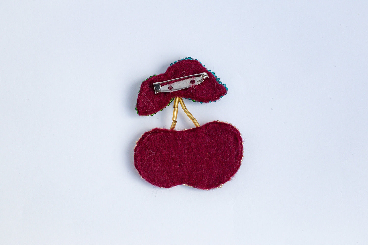 Cherry - Readymade Beaded Brooch