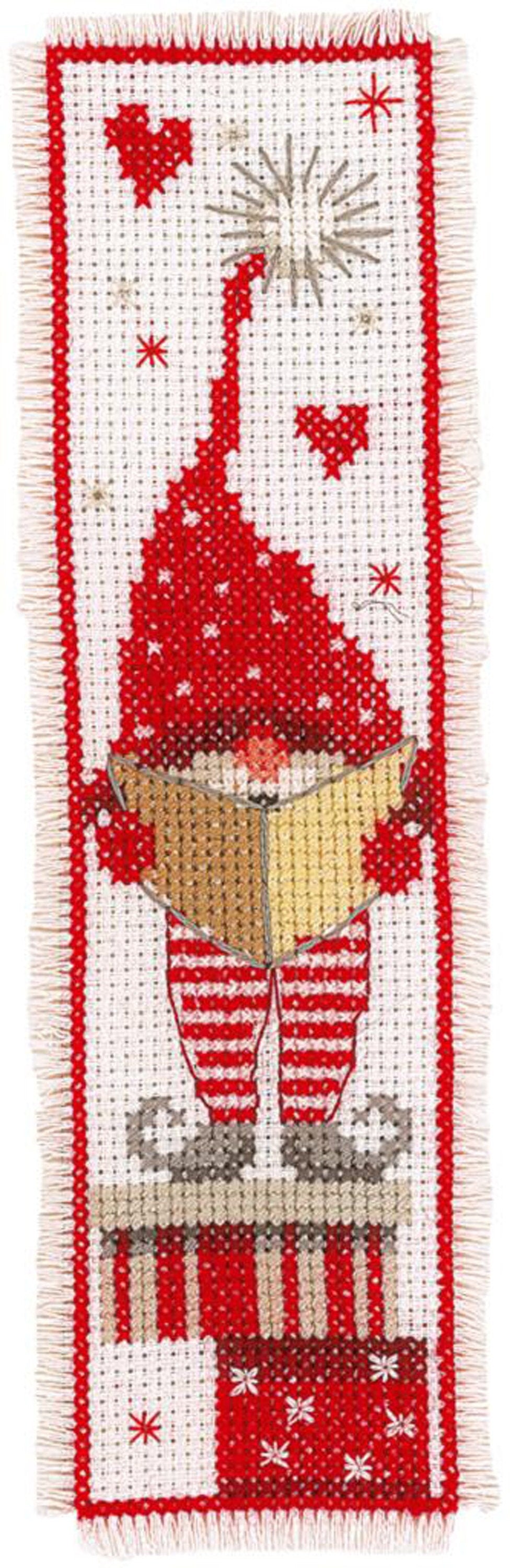 Christmas Gnome Cross stitch Embroidery DIY Kits
