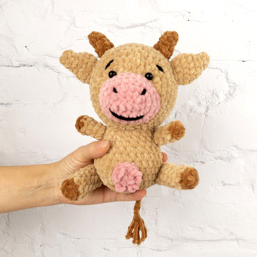 Plush Cow - Crochet Amigurumi DIY kit