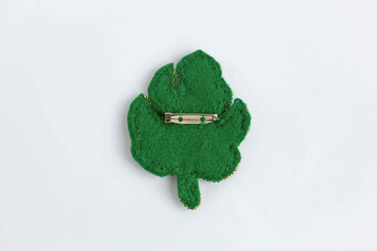 Leaf - Readymade Beaded Brooch